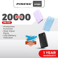 [NEW] Pineng PN-733 Type-C In & Out Portable Powerbank  PN733/PN732 (20000/10000mAh)