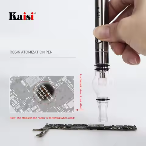KAISI K-S21 Rosin Atomizer Short Circuit Detector For Motherboard Repair Sprayer Rosin Adapter Flux 