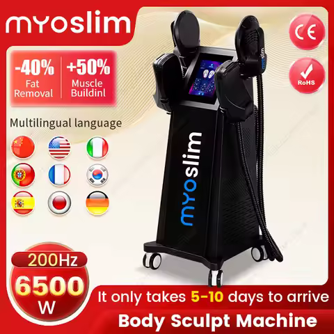 EMS MYOslim Sculpt Machine 6500W 200HZ Sculpting Electromagnetic Shaping Slimming Muscle Stimulation