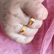 cincin anak model wajik emas 24 karat - 1 gram