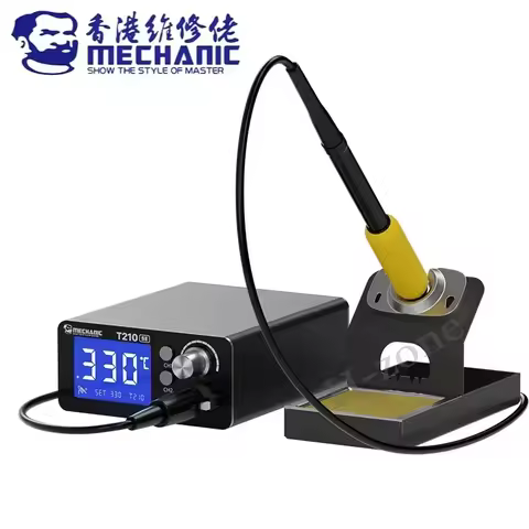 MECHANIC T210 SE Soldering Station LED Digital Adjustment Auto Sleep Quick Heating Universal C210 Ir