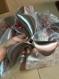 Chân vịt inox máy xe 3t68 chân vịt 3 cánh inox 316 201 lỗ ren 16mm 18mm 3 máy piston 68mm