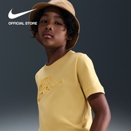 Nike Older Kids Sportswear Tee - Saturn Gold