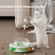 Cat toys, new cat turntable leak-feeding balls, spring feathers, self-entertainment and entertainmen