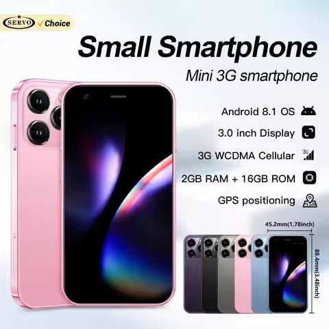 SERVO 15SE Mini Smartphone 3G Network Android System Google Play RAM 2GB ROM 16GB WiFi Face Unlock 2