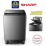 (Free Shipping) Sharp 20KG Washer Top Load Fully Auto Washing Machine ESX2021