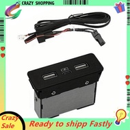 Fast Charging 12V Car Charger Dual USB Single Type-C 36W Three-Port for  Compatible