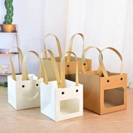 Chen-square Bag Gift Bag Square Portable Paper Bag Square Gift Bag Children's Day Gift Packaging Bag Small Handbag Handbag
