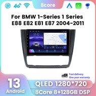 Android 13 Car Radio For BMW 1 Series E81 E82 E87 E88 AT 2004 - 2012 Multimedia Video Player Carplay