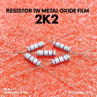 (PER 5 PIECES) RESISTOR 1W 1WATT 2K2 2.2K KILO CF 5% ROHS
