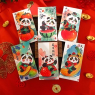 (6pc set)Cute Panda Red Envelope Chinese New Year Red Envelope Return Gift Lucky Money Packet Year o