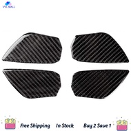 【VVL】-Car Carbon Fiber Door Wrist Trim Inner Door Handle Decoration Cover for 10Th Gen 2020 2019 201