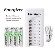 Energizer aa/aaa 2450mah 900mah ni cd rechargeable battery with 8-slot battery charger