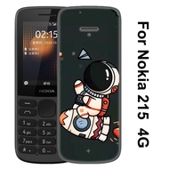 For Nokia 215 Case 4G HD Pictures Black Silicone Soft Back Cover For Nokia 215 Phone Case Funda For 