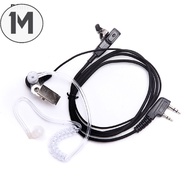 1M Air Tube Earpiece Headset Earphone Mic Earpiece for Baofeng UV-5R COD