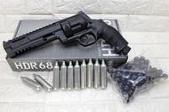 台南 武星級 Umarex T4E HDR68 TR68  防身 左輪 鎮暴槍 CO2槍 + CO2小鋼瓶 + 鎮暴彈