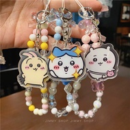 phone chain handphone chain Cute Cartoon Jiyi Kawa Xiaobau Saki Phone Case Beaded Chain Bag Ornament