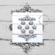 9pcs Beleza Iron on Beads Manik Tampal  Baju Kurung Moden Kebaya Baju Nikah Baju Kurung Pahang Glass