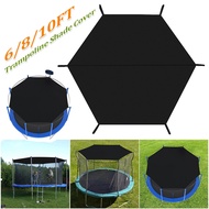 6/8/10ft Feet Trampoline Cover Anti-UV Waterproof Trampoline Shade Cover Sun-Protection Trampoline