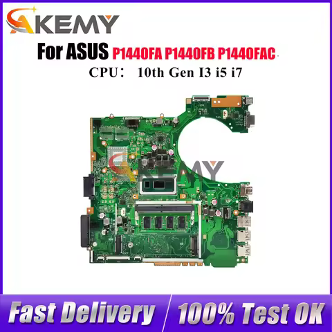 P1440FA Laptop Motherboard For ASUS ProArt P1440FB P1440F P1440FAC P1440FA Mainboard With 10th Gen I