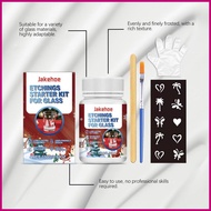 Glass Etching Kit Glass Etch Start Art Cream Kit for Design Craft Materials for Beginners Artists St