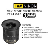 (NEW)Nikon AF-S DX Nikkor 10-24mm F/3.5-4.5G ED Super Wide angle original lens (1 years warranty) 10