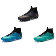 Soccer Shoes Football Boots Man's High Ankle Sneakers Men Ou