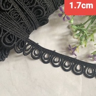 Decorative cotton lace, size 9mm to 3.7cm.