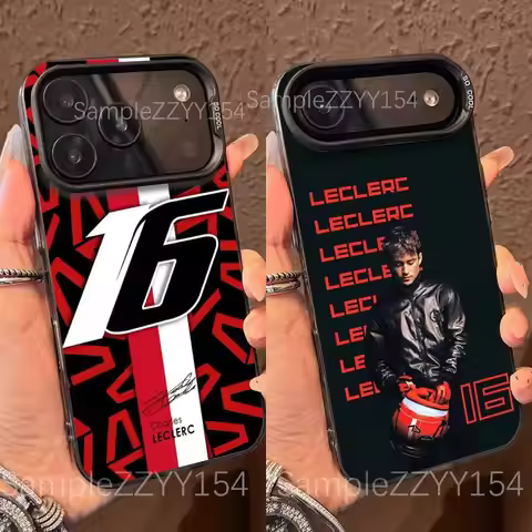 C-Charles L-Leclerc 16 F1 Phone Case For iPhone 17,16,15,14,13,12,X,8,Pro,Max,Plus,E,SE4,Air,Mini Bl