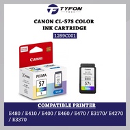 Canon CL-57S Color Ink Cartridge (1289C001) for Pixma E410 E400 E460 E470 E480 E3170 E4270