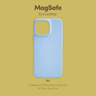 [The Local Collective] MagSafe Eco-Leather Phone Case in Sky