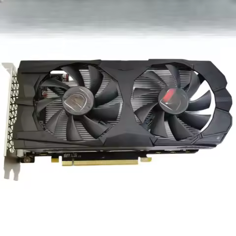 RX580 8GB 2048SP high definition desktop computer game graphics card PUBG graphics card installed