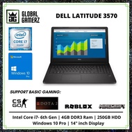 Dell Latitude 3570 Laptop / 15.6 inch LCD / WiFi / Webcam / Intel Core i7 / Windows 10 Refurbished Notebook