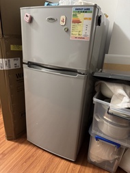 金田 kaneda 雙門雪櫃 kf158 122 公升 Refrigerator Mini Fridges 迷你雪櫃 小型雪櫃 無霜雪櫃