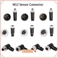 TOPBEAUTYMY M12 Sensor Connector, Male Female Socket 4 5 8 Pin M12 Aviation Plug, Connector M12 Sens