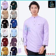 [S-6XL] Kurta RAYA 2024 Lelaki Dewasa| Baju Kurta Warna Biru | Kurta OSKAK | Kurta Dewasa Plain Kurt