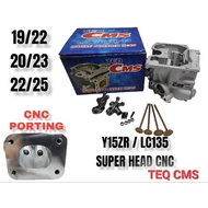 Y15ZR LC135 SUPER HEAD CNC PORTING SUPER HEAD TEQ CMS COPPER VALVE 19/22 20/23 22/25