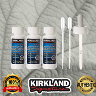 3 MINOXIDIL KIRKLAND WITH 2 PIPETTES 1 ORIGINAL DROPPER 1 MANUAL