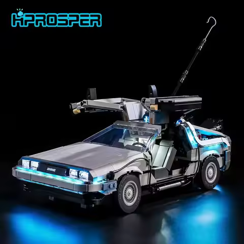 HPROSPER 5V LED Lighting (No Model) For LEGO 10300 Creator Expert Back to The Future Time Machine Li