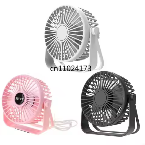 1PC USB Desk Fan Hangings Fan 3 Speed Option USB Table Fan Removable Protective Cover for Anywhere