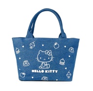 PG x Sanrio系列 HELLO KITTY凱蒂貓 群星同樂會 手提包/包包-單寧色(尺寸:約24x20x7cm）