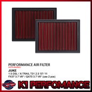 NISSAN FX37 / QX70 3.7 V6 (use 2pcs) - WORKS ENGINEERING AIR FILTER