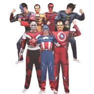 Adult Avengers Spider-Man cosplay Muscle Costume Captain America Iron Man Engine Column