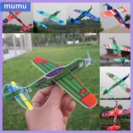 MUMU 10Pcs เล่นเกม มือโยน ฟิลเลอร์กระเป๋าปาร์ตี้ เครื่องบินโฟม โมเดลเครื่องบิน ของเล่นเครื่องบิน เครื่องร่อนบิน