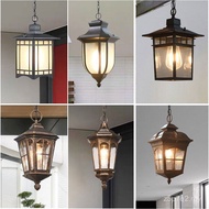 Corridor Outdoor Villa Light Balcony Sun Room Pavilion Light Outdoor Entrance Door Aisle Chandelier 