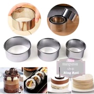 6pcs BURGER RINGS / BREAD RINGS / CUTTER RINGS / ROUND RINGS DIAMTER SIZES 5 6 7 8 9 10 HEIGHT 3CM