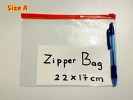 Transparent Zipper Bag Organizer File Bag Organizer