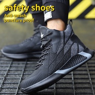 High Cut Safety Shoes Lightweight Steel Toe Pierce Proof Safety Shoes Steel Toe Work Breathable Shoes