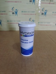 HYDRION CH2000 Chlorine test strip 0-2000 ppm 100 strips CH-2000 Murah