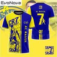 Jersey Cristiano Ronaldo Al Nassr Sublimation Tshirt | Baju CR7 Al Nassr